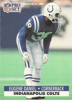#526 Eugene Daniel - Indianapolis Colts - 1991 Pro Set Football