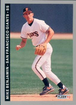 #526 Mike Benjamin - San Francisco Giants - 1993 Fleer Baseball