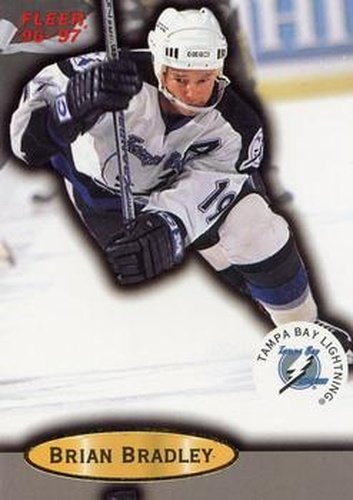 #103 Brian Bradley - Tampa Bay Lightning - 1996-97 Fleer Hockey