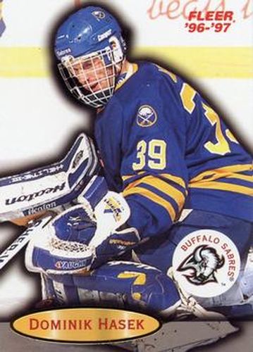 #10 Dominik Hasek - Buffalo Sabres - 1996-97 Fleer Hockey