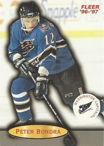 #115 Peter Bondra - Washington Capitals - 1996-97 Fleer Hockey