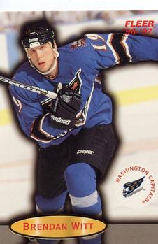 #120 Brendan Witt - Washington Capitals - 1996-97 Fleer Hockey