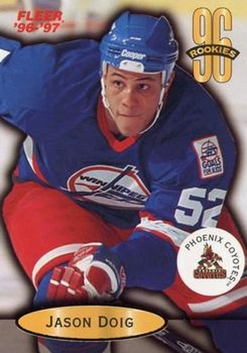 #125 Jason Doig - Phoenix Coyotes - 1996-97 Fleer Hockey