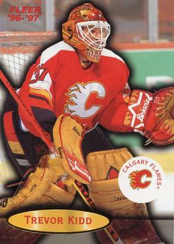 #13 Trevor Kidd - Calgary Flames - 1996-97 Fleer Hockey