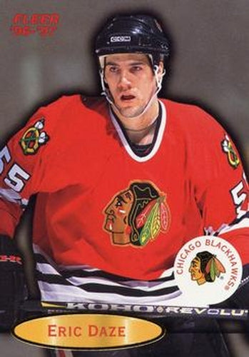 #17 Eric Daze - Chicago Blackhawks - 1996-97 Fleer Hockey