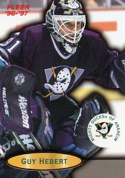 #1 Guy Hebert - Anaheim Mighty Ducks - 1996-97 Fleer Hockey