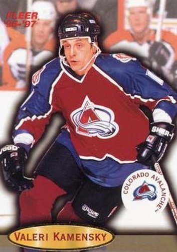 #21 Valeri Kamensky - Colorado Avalanche - 1996-97 Fleer Hockey