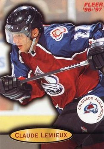 #22 Claude Lemieux - Colorado Avalanche - 1996-97 Fleer Hockey
