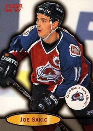 #25 Joe Sakic - Colorado Avalanche - 1996-97 Fleer Hockey