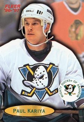 #2 Paul Kariya - Anaheim Mighty Ducks - 1996-97 Fleer Hockey