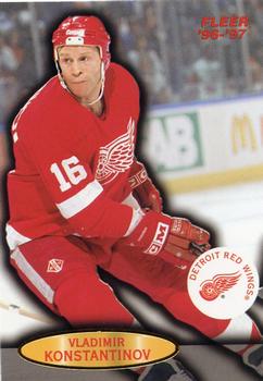 #31 Vladimir Konstantinov - Detroit Red Wings - 1996-97 Fleer Hockey