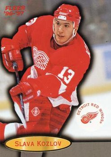 #32 Slava Kozlov - Detroit Red Wings - 1996-97 Fleer Hockey