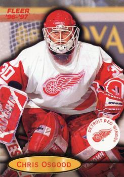 #33 Chris Osgood - Detroit Red Wings - 1996-97 Fleer Hockey