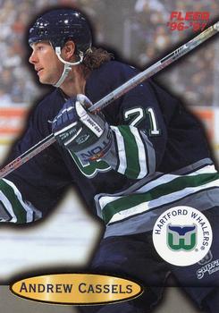#46 Andrew Cassels - Hartford Whalers - 1996-97 Fleer Hockey