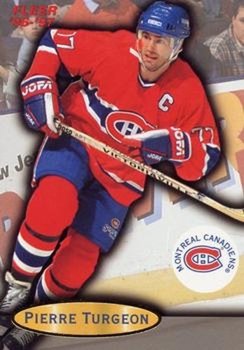 #57 Pierre Turgeon - Montreal Canadiens - 1996-97 Fleer Hockey