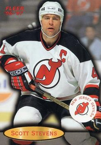 #61 Scott Stevens - New Jersey Devils - 1996-97 Fleer Hockey