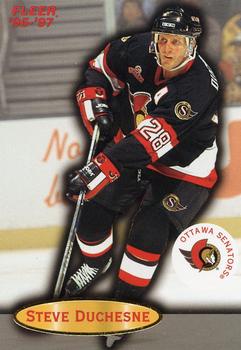 #75 Steve Duchesne - Ottawa Senators - 1996-97 Fleer Hockey