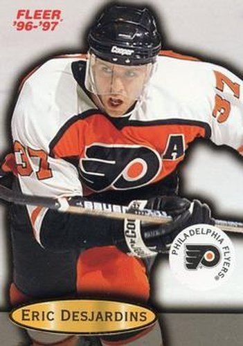 #79 Eric Desjardins - Philadelphia Flyers - 1996-97 Fleer Hockey