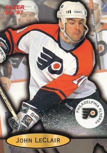 #81 John LeClair - Philadelphia Flyers - 1996-97 Fleer Hockey