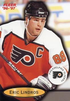 #82 Eric Lindros - Philadelphia Flyers - 1996-97 Fleer Hockey