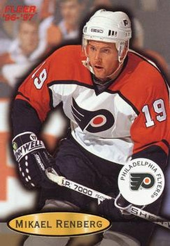 #83 Mikael Renberg - Philadelphia Flyers - 1996-97 Fleer Hockey