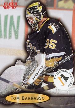 #84 Tom Barrasso - Pittsburgh Penguins - 1996-97 Fleer Hockey