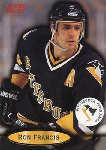 #85 Ron Francis - Pittsburgh Penguins - 1996-97 Fleer Hockey
