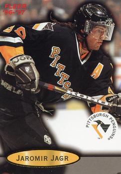 #86 Jaromir Jagr - Pittsburgh Penguins - 1996-97 Fleer Hockey