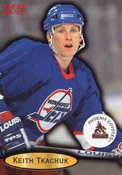 #92 Keith Tkachuk - Phoenix Coyotes - 1996-97 Fleer Hockey