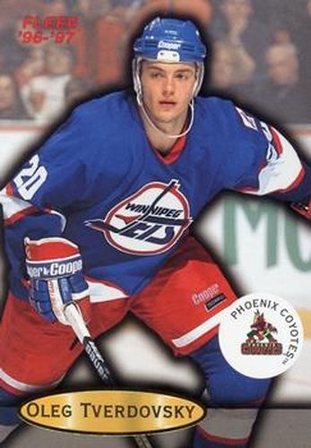 #93 Oleg Tverdovsky - Phoenix Coyotes - 1996-97 Fleer Hockey