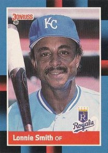 #527 Lonnie Smith - Kansas City Royals - 1988 Donruss Baseball