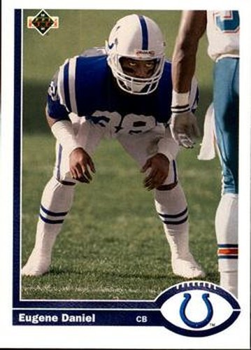 #527 Eugene Daniel - Indianapolis Colts - 1991 Upper Deck Football