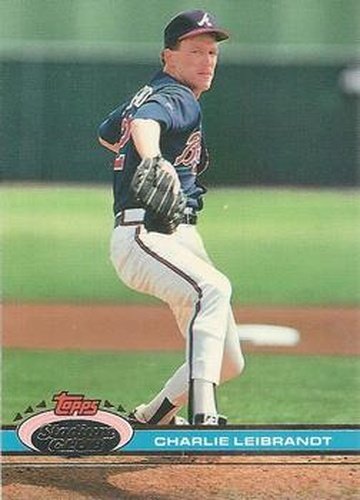 #527 Charlie Leibrandt - Atlanta Braves - 1991 Stadium Club Baseball