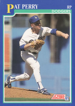 #527 Pat Perry - Los Angeles Dodgers - 1991 Score Baseball