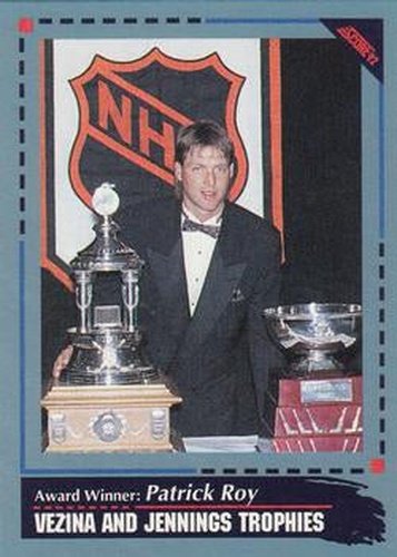 #527 Patrick Roy - Montreal Canadiens - 1992-93 Score Canadian Hockey