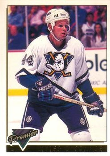 #527 Myles O'Connor - Anaheim Mighty Ducks - 1993-94 O-Pee-Chee Premier Hockey - Gold