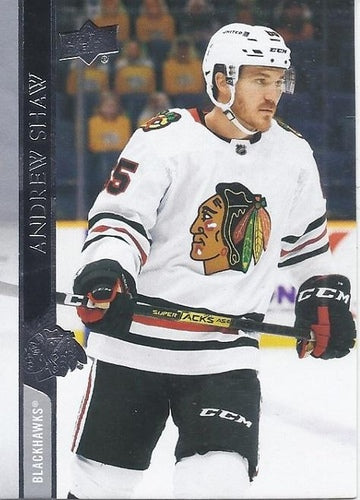 #527 Andrew Shaw - Chicago Blackhawks - 2020-21 Upper Deck Hockey