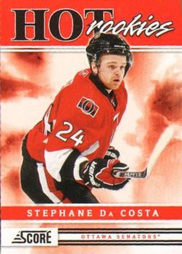#527 Stephane Da Costa - Ottawa Senators - 2011-12 Score Hockey