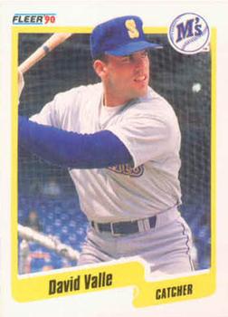 #527 Dave Valle - Seattle Mariners - 1990 Fleer USA Baseball