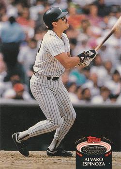 #527 Alvaro Espinoza - New York Yankees - 1992 Stadium Club Baseball
