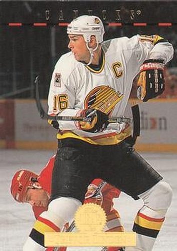 #527 Trevor Linden - Vancouver Canucks - 1994-95 Leaf Hockey