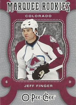 #527 Jeff Finger - Colorado Avalanche - 2007-08 O-Pee-Chee Hockey