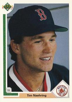 #527 Tim Naehring - Boston Red Sox - 1991 Upper Deck Baseball