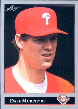 #527 Dale Murphy - Philadelphia Phillies - 1992 Leaf Baseball