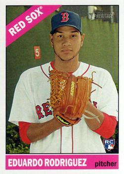 #527 Eduardo Rodriguez - Boston Red Sox - 2015 Topps Heritage Baseball