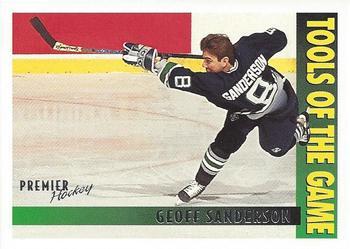 #527 Geoff Sanderson - Hartford Whalers - 1994-95 Topps Premier Hockey