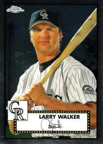 #527 Larry Walker - Colorado Rockies - 2021 Topps Chrome Platinum Anniversary Baseball