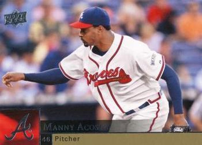 #527 Manny Acosta - Atlanta Braves - 2009 Upper Deck Baseball