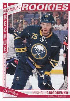 #527 Mikhail Grigorenko - Buffalo Sabres - 2013-14 O-Pee-Chee Hockey