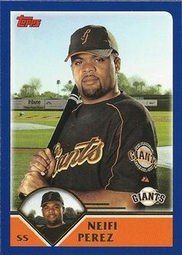 #527 Neifi Perez - San Francisco Giants - 2003 Topps Baseball